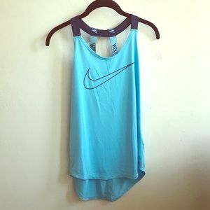 Nike blue exercise tank top size Medium